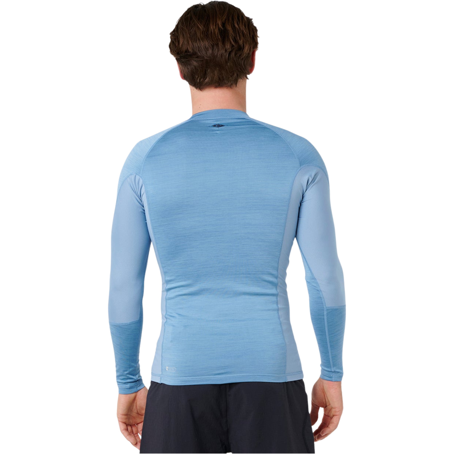 2026 Rip Curl M&auml;nner Dawn Patrol UPF Performance Langärmeliges Lycra-Trikot 16BMRV - Faded Denim